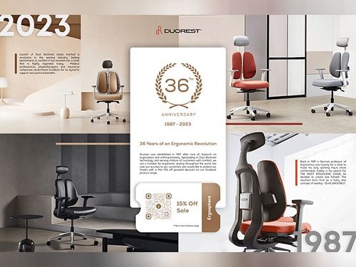 Ergosphere Ergonomics Introduces Groundbreaking Duorest Ergonomic Chair Range in India