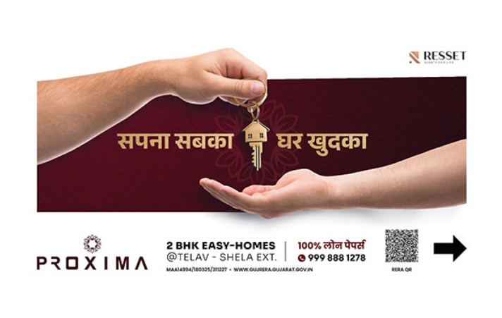 Resset Group Launches ‘Proxima’ – A RERA-Approved Residential Landmark in Shela Extension with Seamless Sanand Connectivity