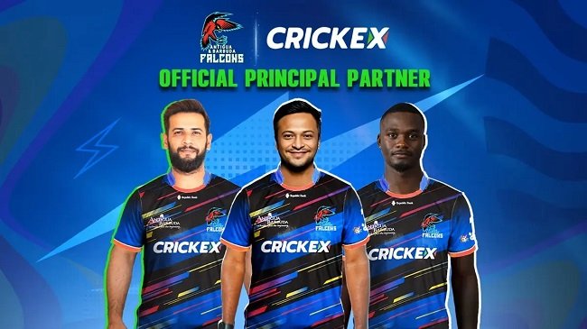 Crickex Becomes Official Principal Partner of Antigua and Barbuda Falcons This Caribbean Cricket Season 2025