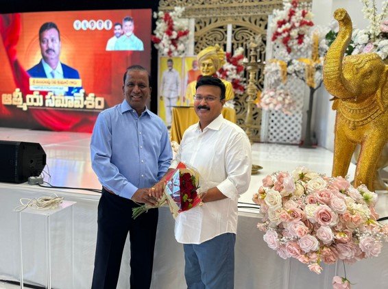 Chandra Mandalapu Congratulates Ravi Mandalapu on Felicitation in New Jersey